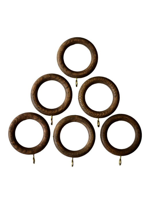 Laura Ashley Mitchell 28mm Curtain Rings (Pack of 6)
