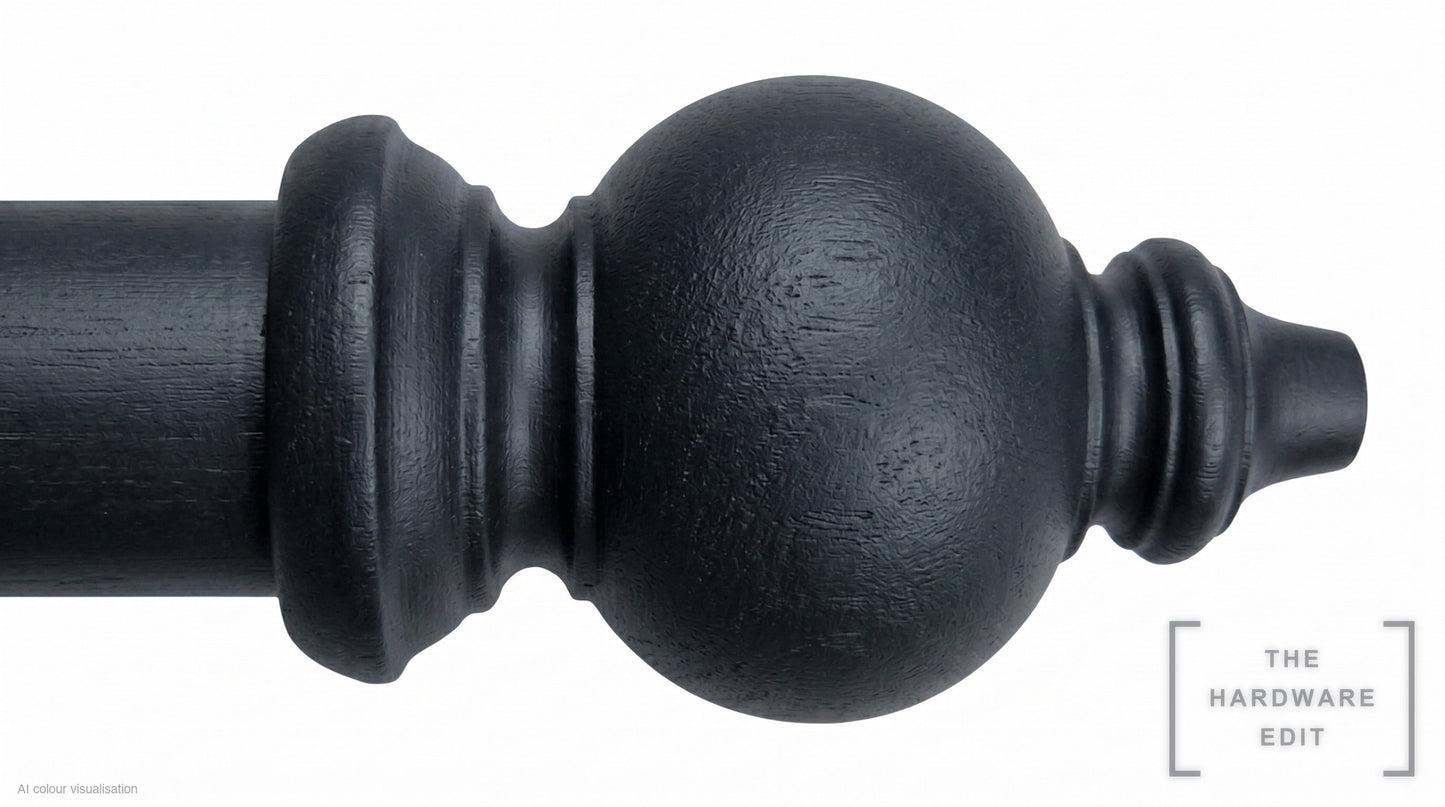 Oriental finial – Black (AI colour visualisation)