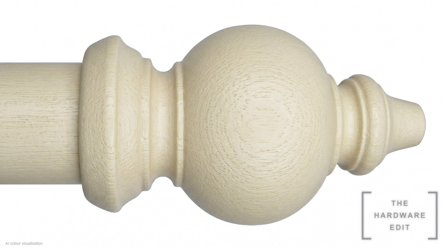 Oriental finial – Ivory Woodwash (AI colour visualisation)