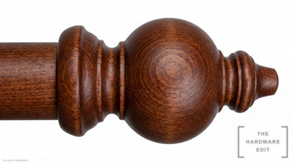 Oriental finial – Natural Mahogany (AI colour visualisation)