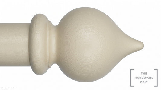 Peardrop finial – Oyster (AI colour visualisation)