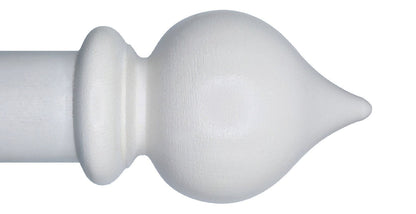 Peardrop finial – White (AI colour visualisation)
