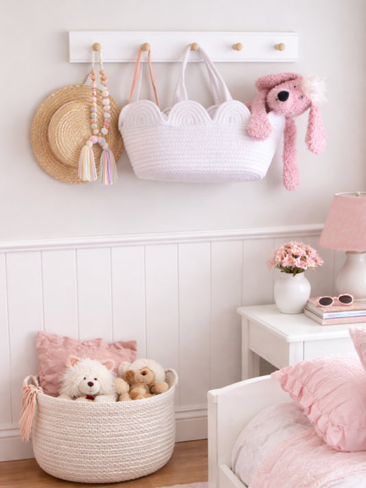 Laura Ashley Ribbed Five-Peg Coat Hook