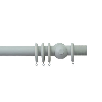 Jones Seychelles 40mm Wooden Curtain Pole, Haze