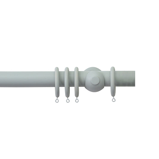Jones Seychelles 40mm Wooden Curtain Pole, Haze