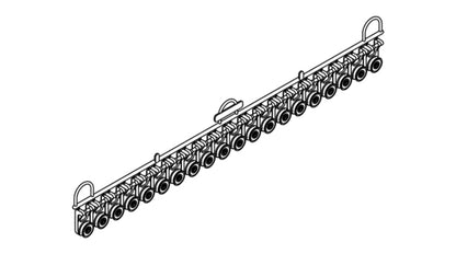 Silent Gliss 3922 Roller Glider, strip form