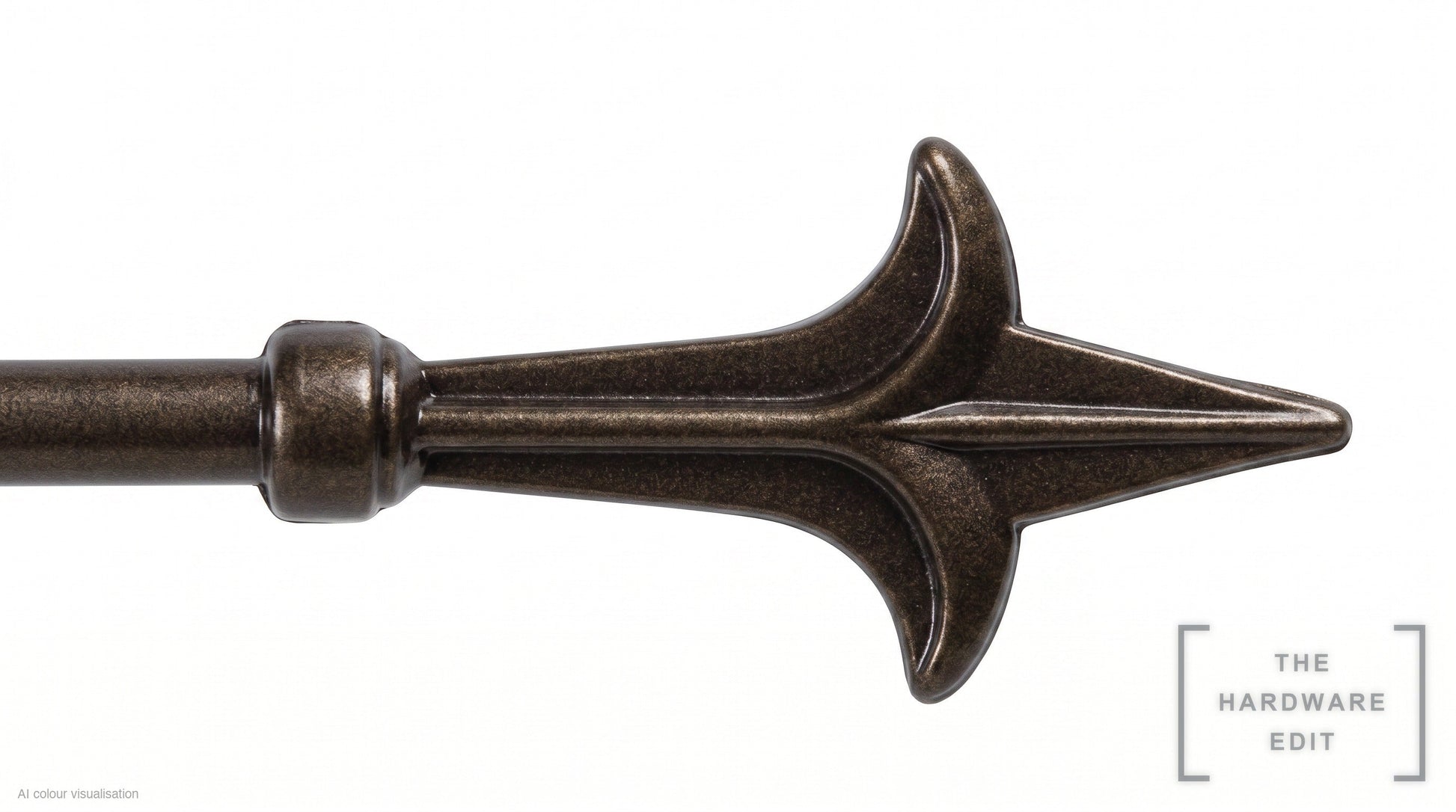 Spear finial – Bronze (AI colour visualisation)