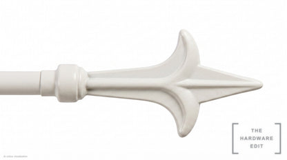 Spear finial – Chalk (AI colour visualisation)