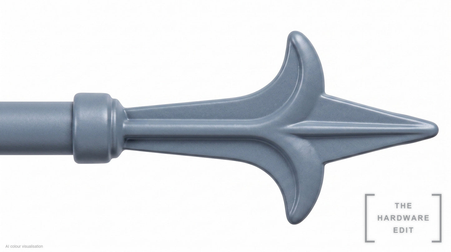 Spear finial – Nimbus (AI colour visualisation)