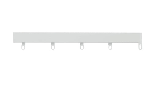 Hallis Supreme Glide Metal Curtain Track (White) 125cm