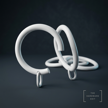 AI studio visualisation of Hallis Arc 25mm Rings, The Hardware Edit