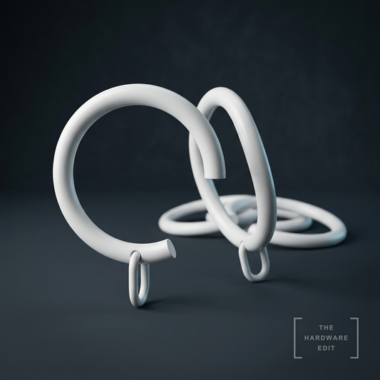 AI studio visualisation of Hallis Arc 25mm Rings, The Hardware Edit