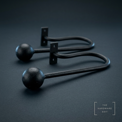 AI studio visualisation of Hallis Artisan Holdbacks (Pair), The Hardware Edit