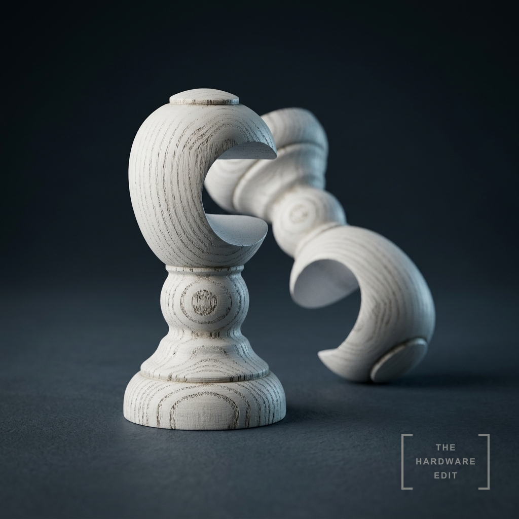 AI studio visualisation of Hallis Ashbridge 45mm Brackets, The Hardware Edit