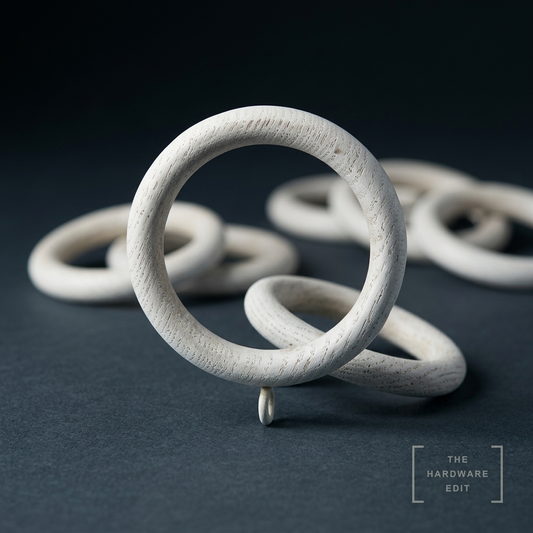 AI studio visualisation of Hallis Ashbridge 45mm Rings, The Hardware Edit