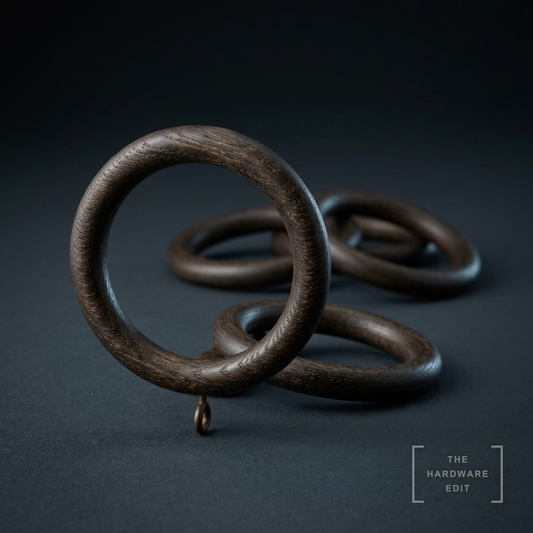 AI studio visualisation of Hallis Eden 45mm Rings, The Hardware Edit
