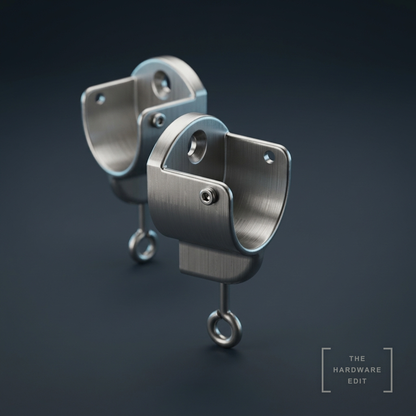AI studio visualisation of Hallis Elements 28mm Brackets, The Hardware Edit