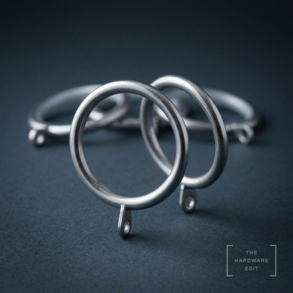 AI studio visualisation of Hallis Elements 28mm Rings, The Hardware Edit