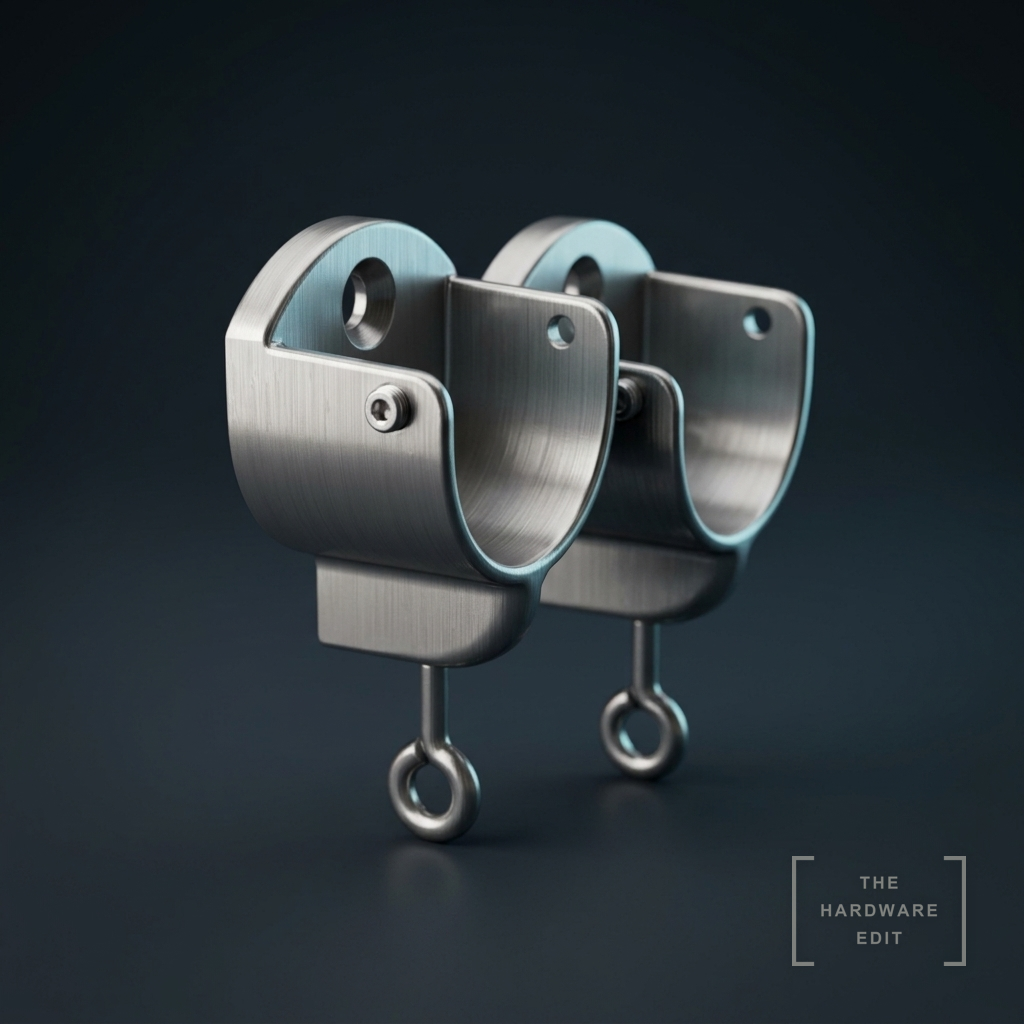 AI studio visualisation of Hallis Elements 35mm Brackets, The Hardware Edit
