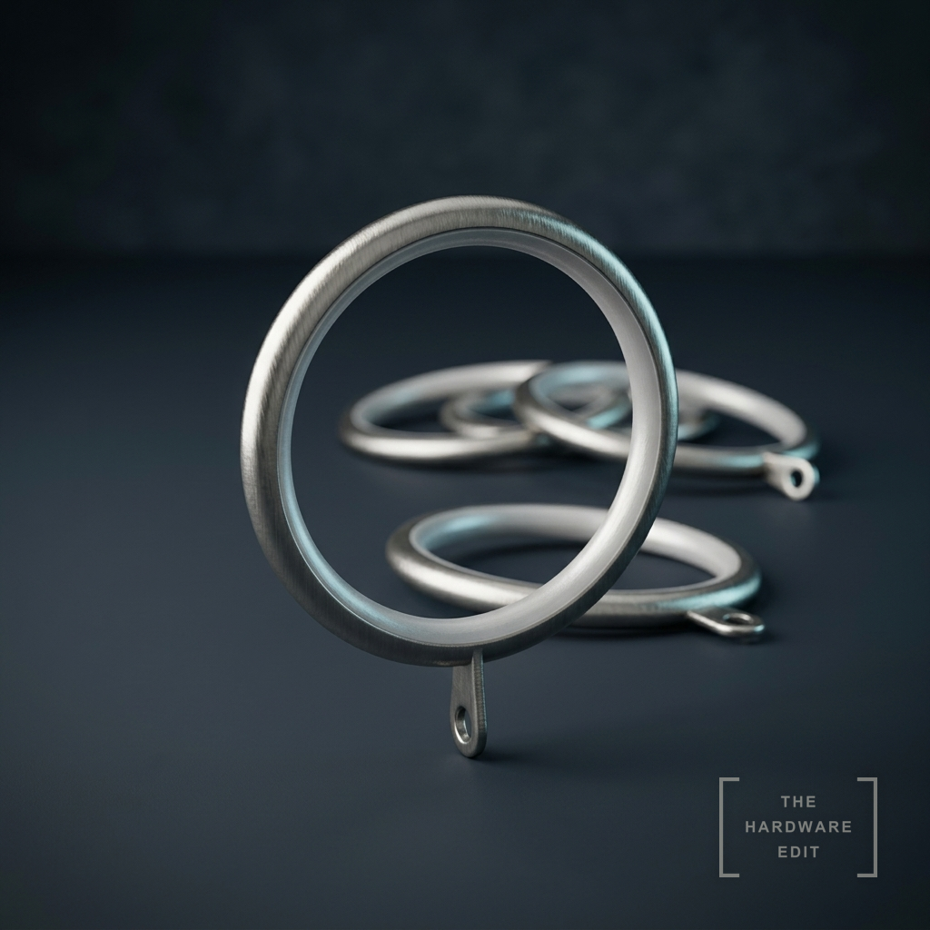 AI studio visualisation of Hallis Elements 35mm Rings, The Hardware Edit