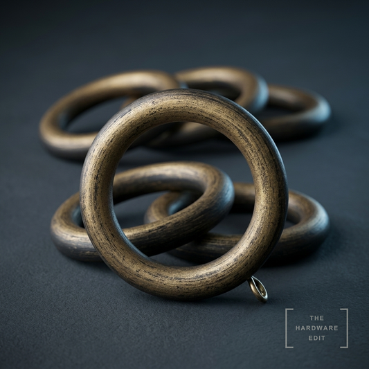 AI studio visualisation of Hallis Masterpiece 50mm Rings, The Hardware Edit