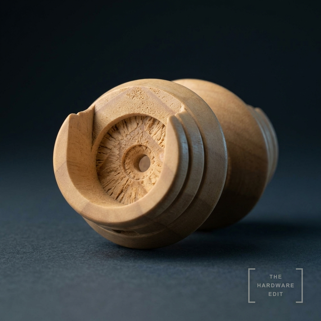 AI studio visualisation of Hallis Naturals 35mm Brackets, The Hardware Edit