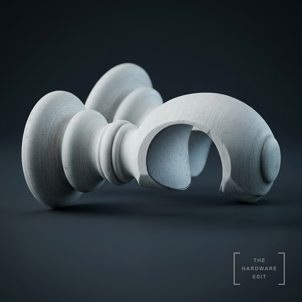 AI studio visualisation of Hallis Origins 45mm Brackets, The Hardware Edit