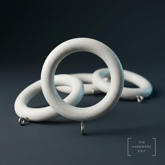 AI studio visualisation of Hallis Origins 45mm Rings, The Hardware Edit