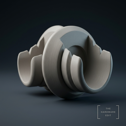 AI studio visualisation of Hallis Romantica 35mm Brackets, The Hardware Edit