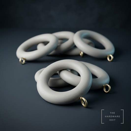 AI studio visualisation of Hallis Romantica 35mm Rings, The Hardware Edit