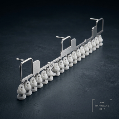 AI studio visualisation of Silent Gliss 6143 Metropole Slider Gliders (pack of 10), The Hardware Edit