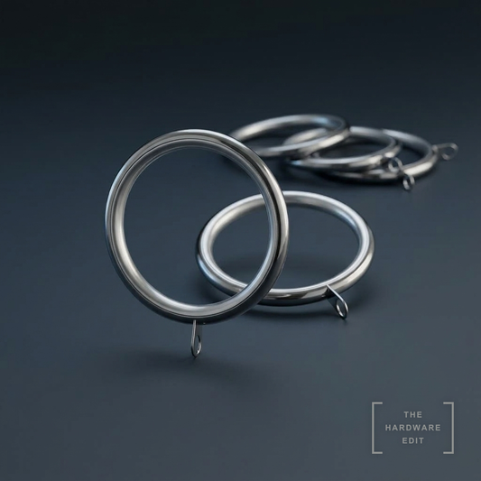 AI studio visualisation of Speedy 28mm Standard Lined Rings (Pack of 8), The Hardware Edit