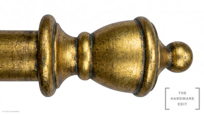 Vase finial – Antique Gilded (AI colour visualisation)
