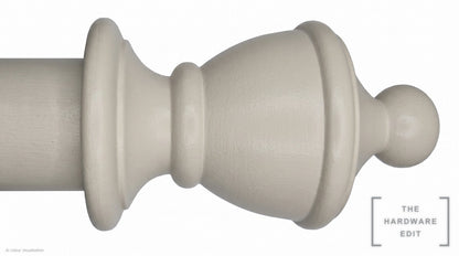 Vase finial – Ash (AI colour visualisation)