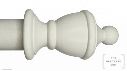 Vase finial – Chalk (AI colour visualisation)