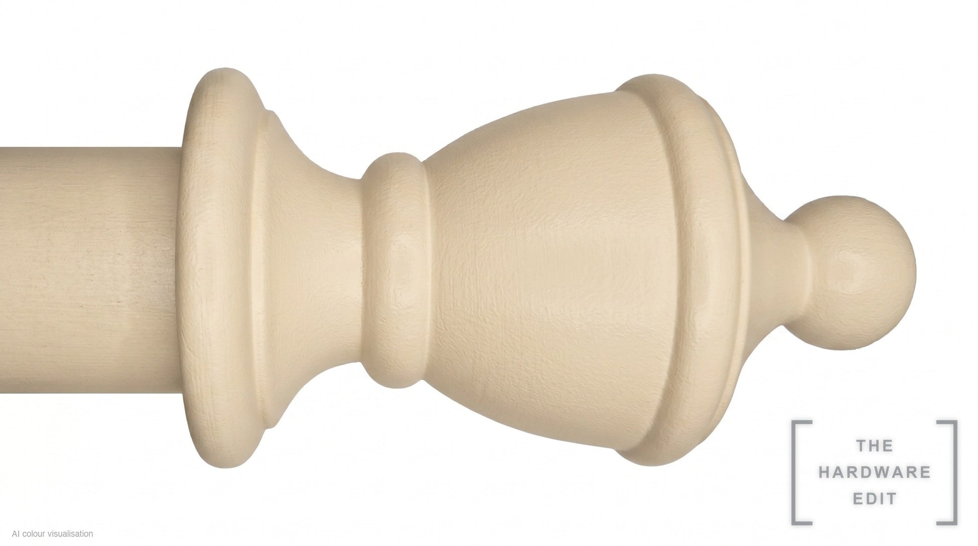 Vase finial – Oyster (AI colour visualisation)
