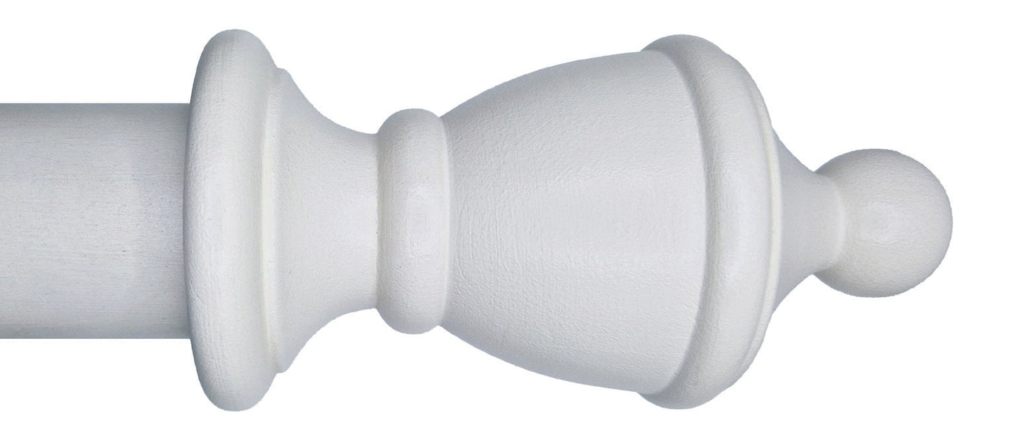 Vase finial – White (AI colour visualisation)